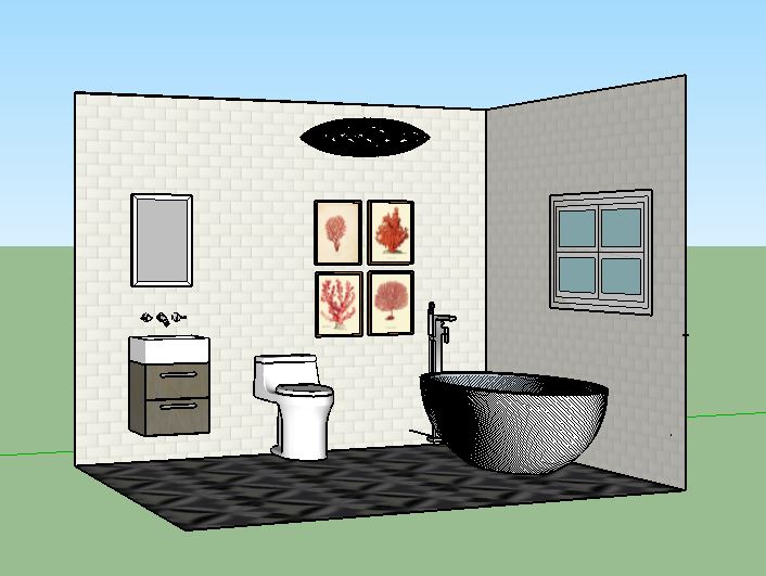 Contemporary bathroom