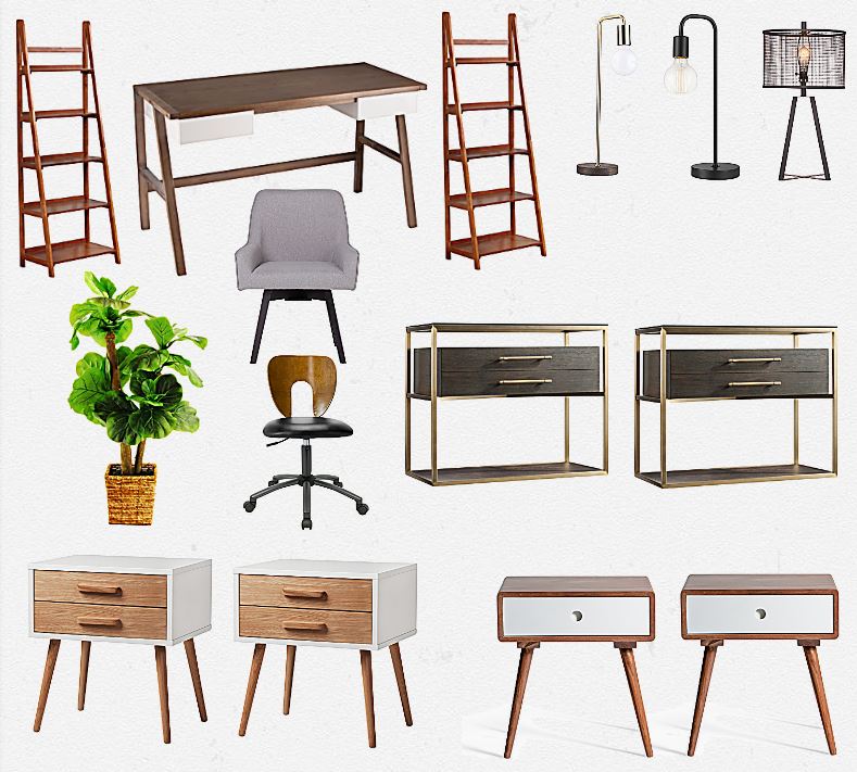 sleeping-working area